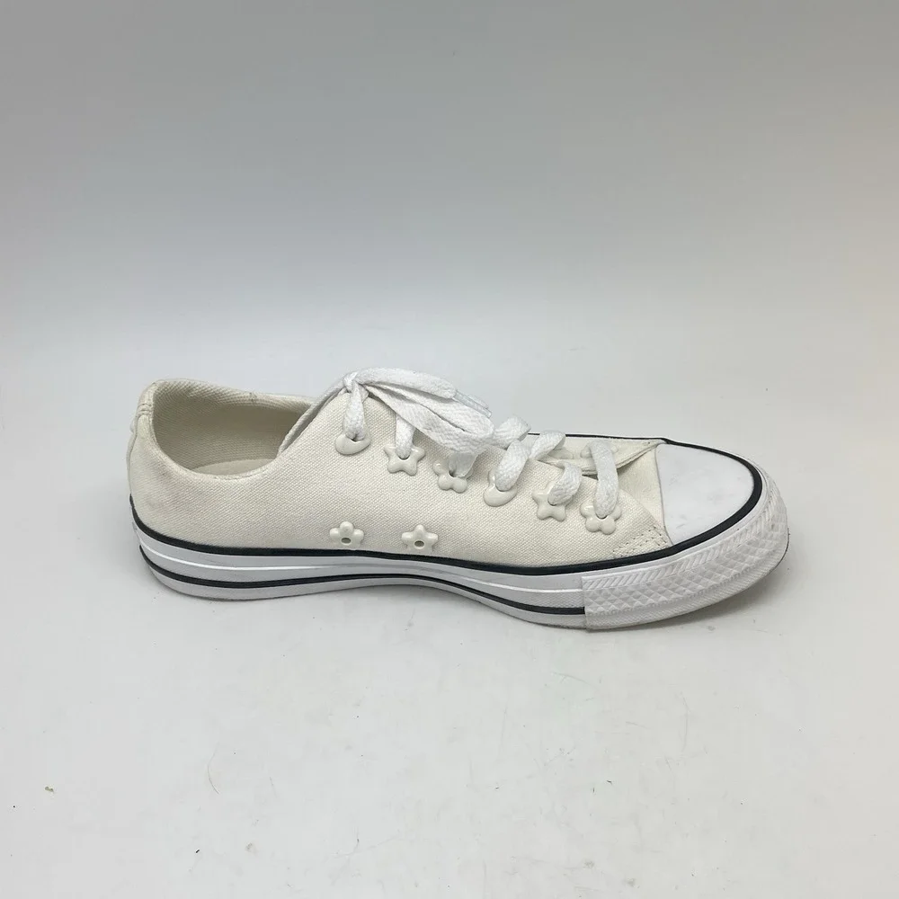 Converse Chuck Taylor All Star Low Top Sneakers Womens 6.5‎ Ivory A07217C Shoes - Picture 6 of 10
